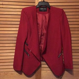 Burgundy blazer